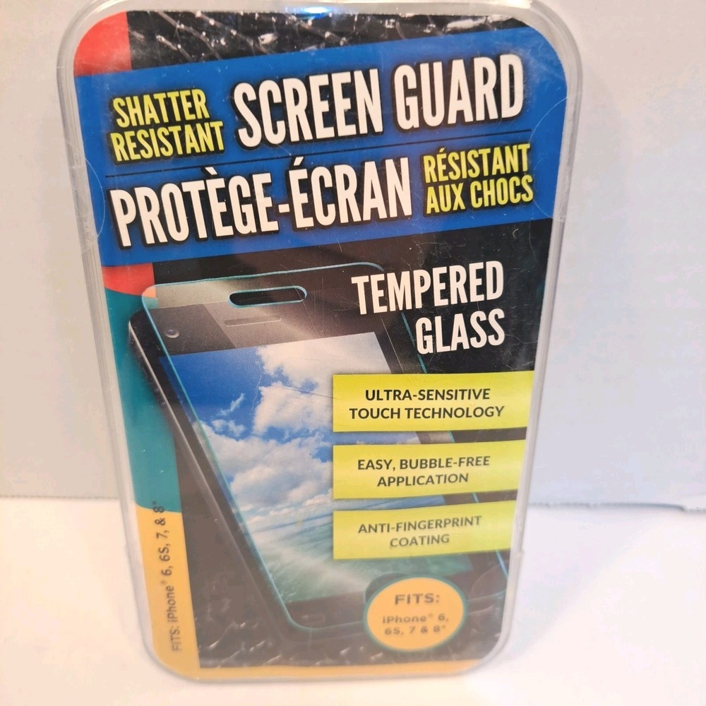 iPhone 6/6S Plus, 7 Plus & 8 Plus  Shatter Resistant Screen Guard/Protector